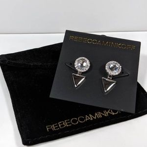 Rebecca Minkoff  Rhinestone Earrings